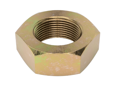 HW-93839A860 - 1-1/4"-12 Jam Nut, Zinc Yellow-Chromated Plated