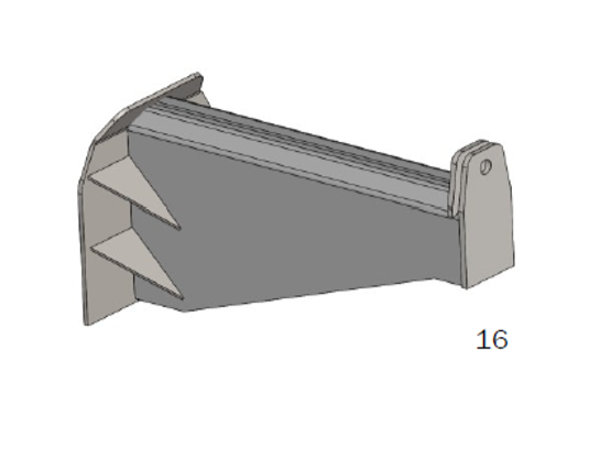 DU-OPA-10-03-0029 - Chassis Tailgate Arm Mount, Excavator Body